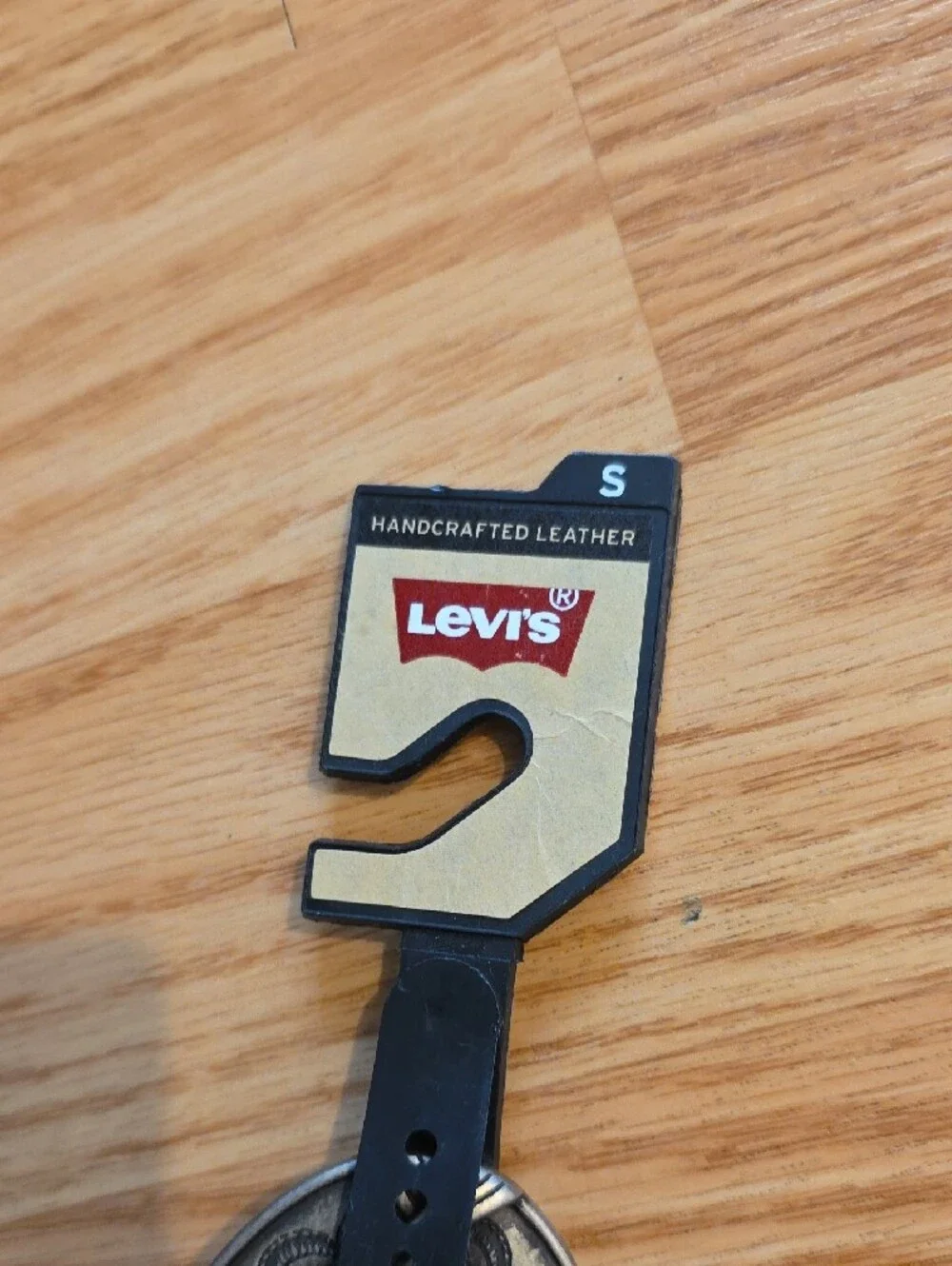 Levi's Brown Braided Leather Belt with Decorative Western Buckle